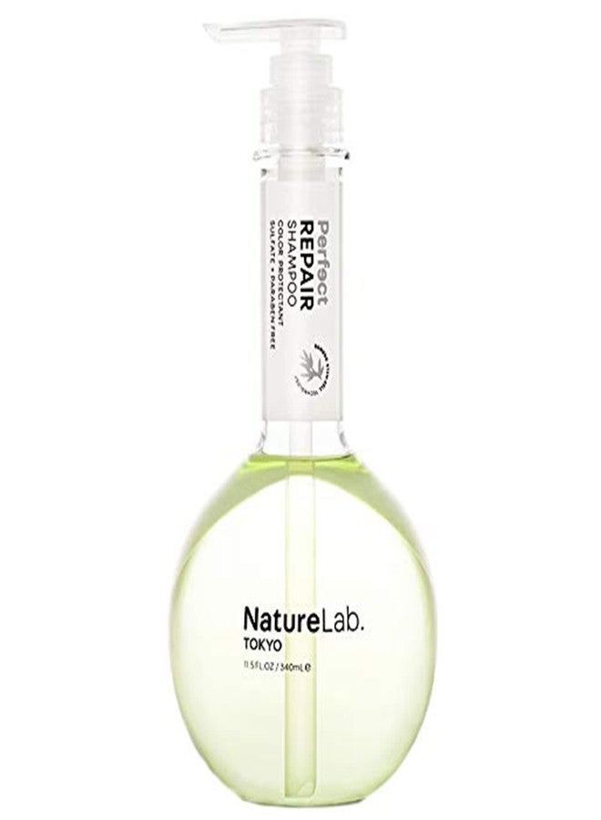 NatureLab. TOKYO NatureLab.TOKYO Perfect Repair Shampoo - Japanese Shampoo for Damaged, Color-Treated Hair - Penetrates the Roots and Revitalizes & Restores Strands Back to Life - Japanese Hair Care - 11.5oz - Image 1